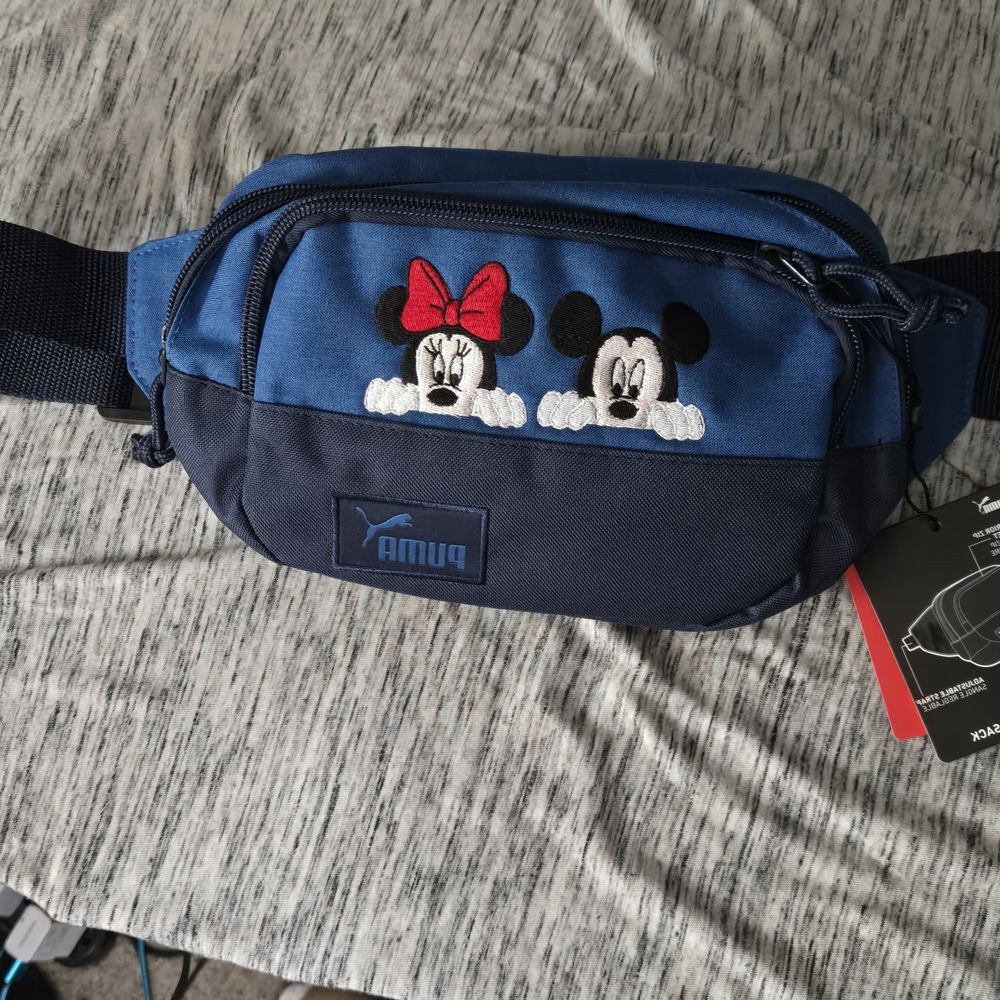 Puma Kids Blue and Navy Character Waist Bag